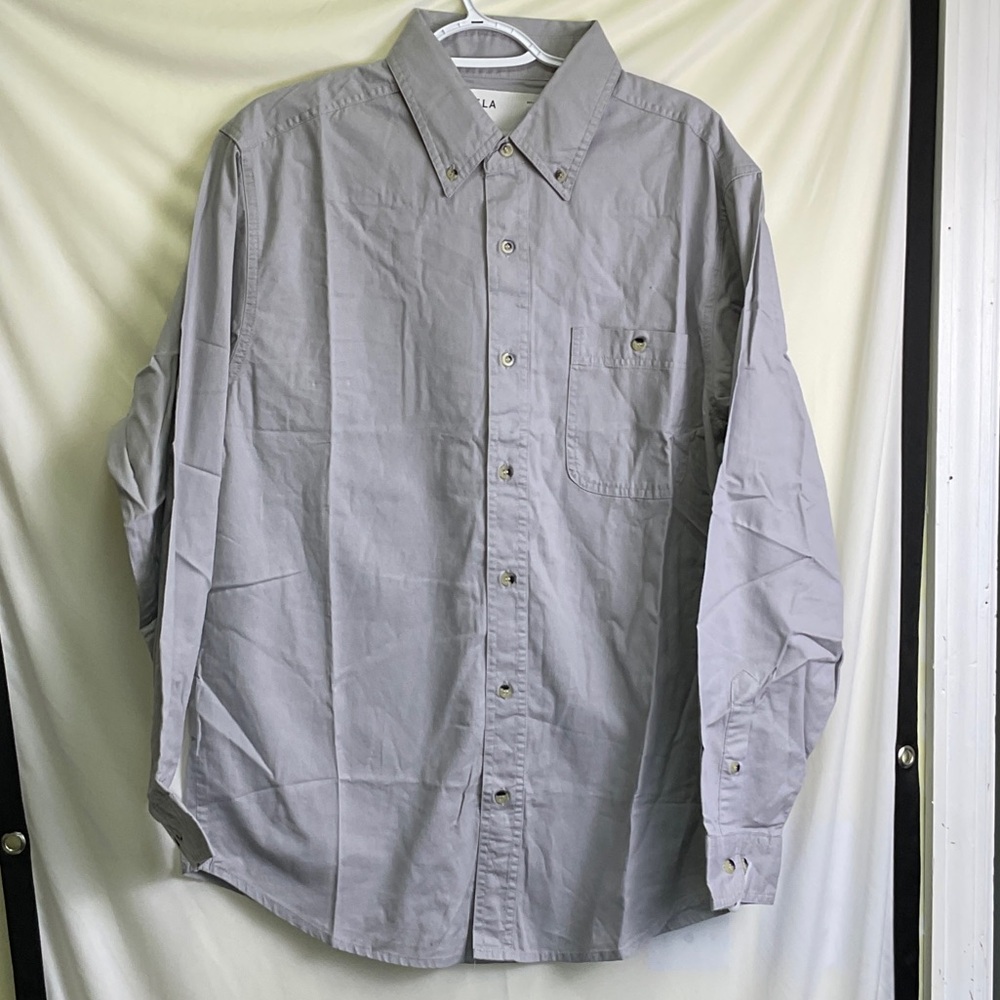 FF.LA Stylish Gray Button-Down Shirt for Men